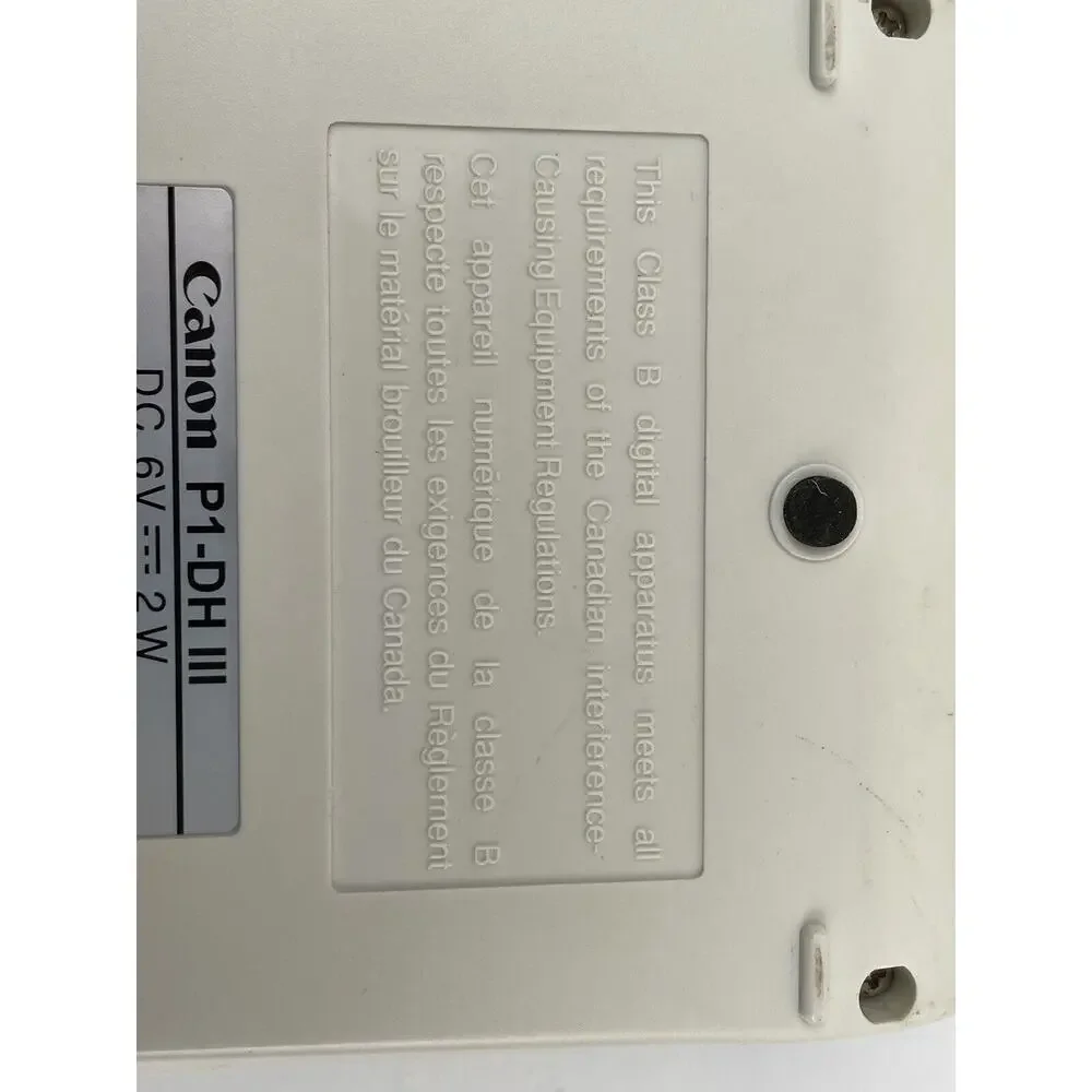 Canon Palm Printer P1-DH III Calculator Adding Machine Tested And Working